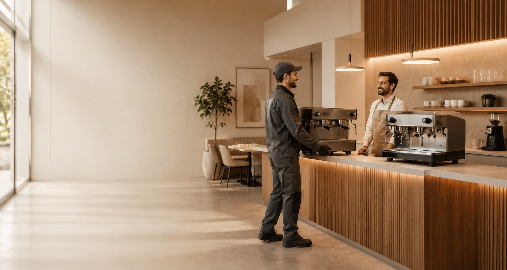 Consulenza e assistenza per macchine da caffè professionali